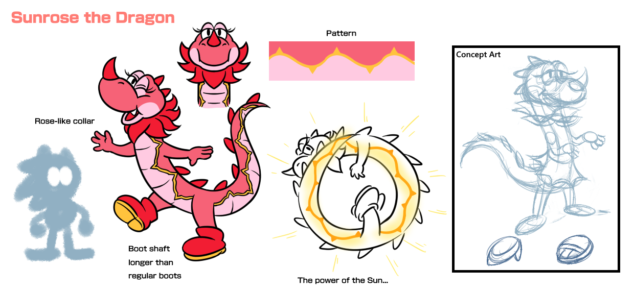 Sunrose the Dragon