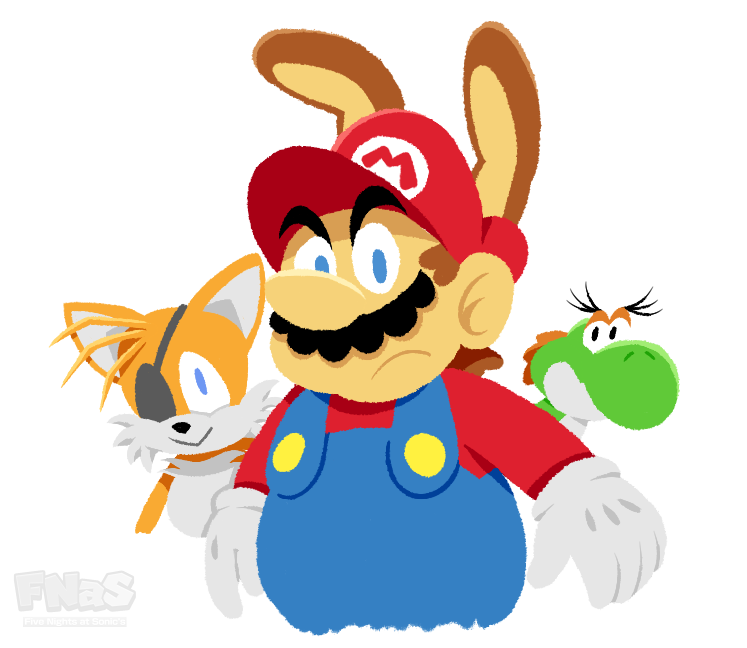 Clone Tails, Clone Mario, and Clone Yoshi