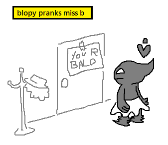 Blopy's Prank