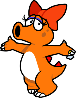 Orange Birdo